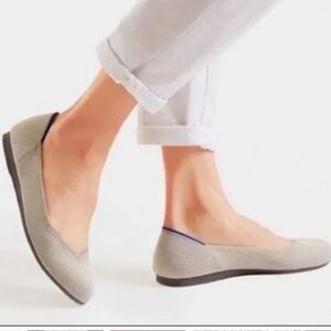 Rothy's Flax Birds-eye Rounded Toe Flats